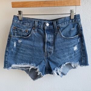 Levi’s Premium 501 shorts. Size 27. NWOT. Medium Wash.
